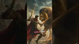 Bellerophon's Battle with Mountain Lions | Ancient Hero's Trial #shorts