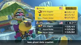 Ice Ice Outpost (200cc) - 1:17.793 | 10th Worldwide | Mario Kart 8 Deluxe