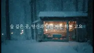 우리가 함께 본 마지막 첫눈은 여전히 이 카페 창가에 머물러 있습니다ㅣ눈이 내린 숲속카페에서 듣는 발라드