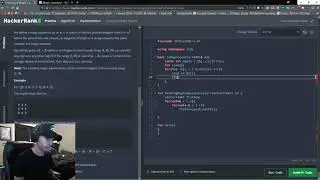 HackerRank Live Solve - Medium (Magic Square)