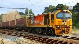 DL 9072 through Paekakariki on Train 224 (HD)