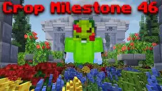 I MAXED (almost) ALL CROP MILESTONES (Hypixel Skyblock Ironman)