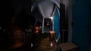 Creepy Man Caught on Ring Camera in Canada #cctv #horror #canada #youtubeshorts #scary #creepy