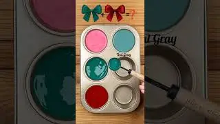 Bold & Vibrant: Pink, Teal & Deep Red Color Magic 🎨 #colorpalette #artshorts #beauty #colorconcept
