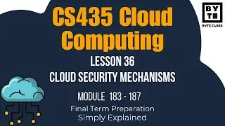 CS435 Cloud Computing | Lecture 36 | Final Term Preparation | Byte Class