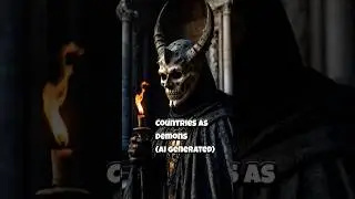 Nations Turned Demons? 😈 | Ai  #DarkCreatures #shorts