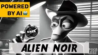 NASA and the Aliens: A Cosmic Crime Story, AI Cartoon Movie, short film