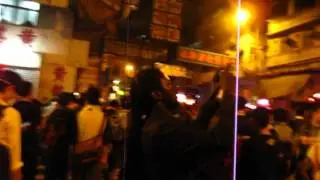 Traffic jam after protestors occupy Mongkok (Umbrella Revolution)