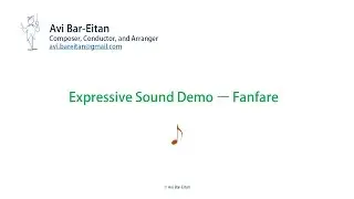 Expressive Sound Demo &ndash; Fanfare