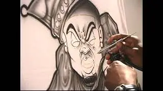 Airbrushing The Bling King