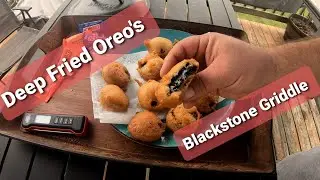 Deep Fried Oreo's on the Blackstone