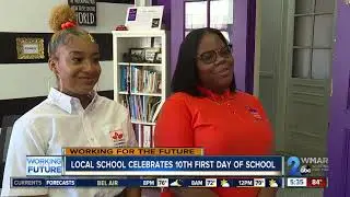 Baltimore Leadership School for Young Women celebrates 10th first day of school
