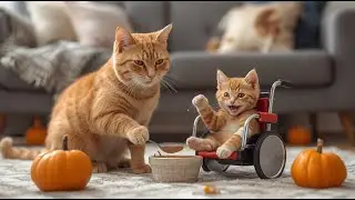 Kitten&rsquo;s Bike Practice With Mom Cat&rsquo;s Love