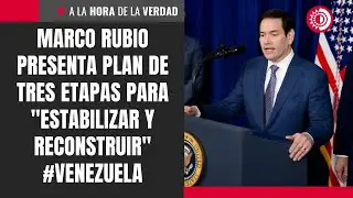Marco Rubio presents a three-stage plan to 