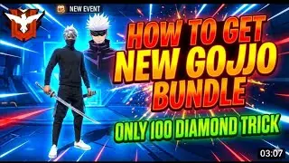I Got SATORU GOJO Bundle In Only 100 Diamonds! 😱 Free Fire Token Tower Event Luck Test!