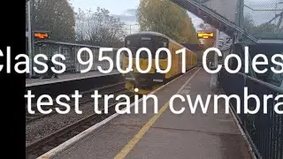 Class 95001 Coles Rail test train cwmbran