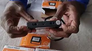 LED Floodlight product review. Energy efficient 10watt light.