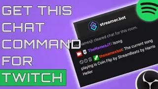 How To Create !song Chat Command on Twitch - Spotify, Tuna, Streamer.bot