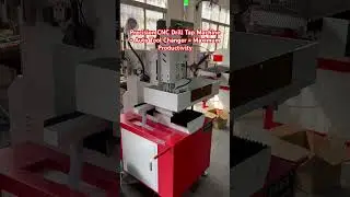 Precision CNC Drill Tap Machine + Auto Tool Changer = Maximum Productivity #cnc #cncdrilling