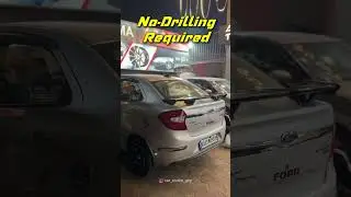 Spoiler fitted in ford figo #carstudio #carmodified #ford #fordfigo #carcustom #shorts #shortvideo