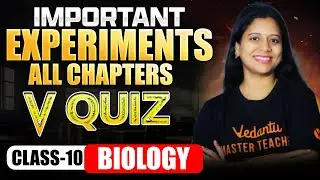 All Important Experiments🔥Biology Class 10 AP/TS | All Chapters | Sunaina Mam