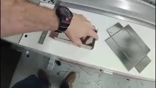 Simple grooving machine working video from Panamanian customer/فيديو عمل آلة الحز البسيطة من عميل بن