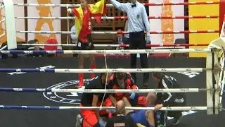 Campeonato de europa IFMA- muay thai- Miguel martinez España vs macedonia
