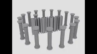 3Ds Max Tutorial: Modeling architectural column