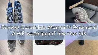 Review Columbia Women's Redmond 3 WP waterproof low rise hiking shoes, Brown (Pebble x Red Coral), 5