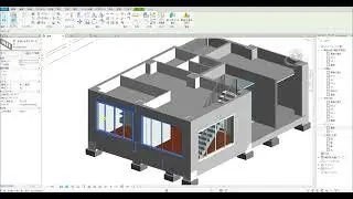 Revitでモデリングしているだけの動画