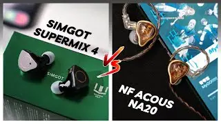 So s&aacute;nh hai mẫu tai nghe Simgot Supermix 4 v&agrave; NF Acous NA20