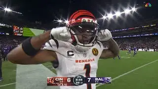 Burrow and Chase team up on 43-yard pickup