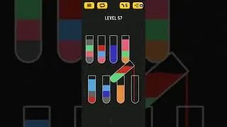 Water sort Puzzle | Level 57 | Gameplay Walkthrough