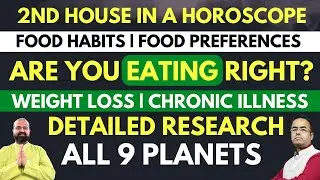 2nd House in a Horoscope | Food Habits | Weight Loss | Chronic Illness | Food Preferences #2ndhouse
