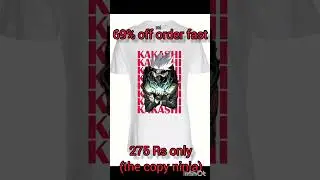 Naruto t-shirts you should buy🔥🥶#viralshorts #trending