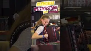 Die Weltmeisterin begeistert mit ihrer Harmonika! #volksmusik #harmonika  #steirischeharmonika