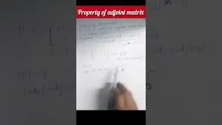 |adj(adj(adj(adj........(adjA))))| #matrix  #adjoint  #determinants #mathshorts