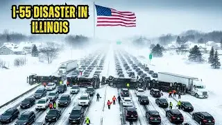 Сильная метель в Иллинойсе привела к смертельной аварии на трассе I-55 недалеко от Спрингфилда.