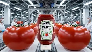 Inside an Industrial Ketchup Factory  Full Production Process