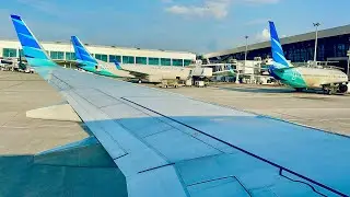 [4K] Landing JAKARTA Garuda Indonesia Boeing 737-800NG | GA 177 | PK-GNN
