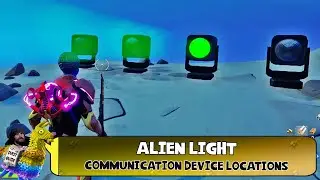 Place Alien Light Communication Devices on Mountain Tops - Invasion Quest - Fortnite