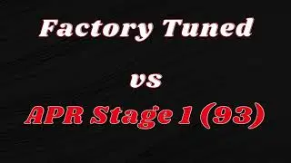 2020 SQ7 APR Stage 1 (93) Tune Vs Factory Tune