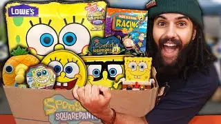 I Picked Up A Huge Box Of Rare Vintage Spongebob Merch From A Random GARAGE SALE LOT!!