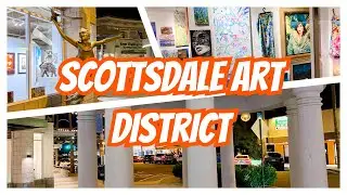 Saturday Night on Scottsdale Main Street Art District - Scottsdale Arizona