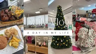 Vlogmas:getting braids + running errands +lunch 🎄🤍ASAMBE BABY #dayinmylife #southafrica 