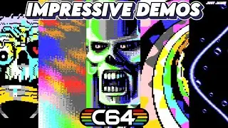 Top 10 Best C64 Demos (Time Stamps/Links) &lrm;#commodore64 #c64 #c64games