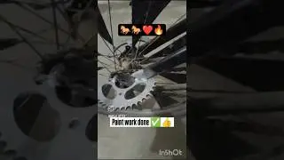 Aaj Maine Meri Cycle Ke Foot Rest Par Zabardast Paint Work Kiya 🐎🔥