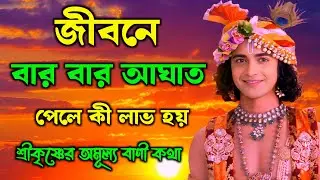 জীবনে বার বার আঘাত পেলে কী হয় | শ্রীকৃষ্ণের অমূল্য বাণী কথা | Gita Sri Krishna Bani 
