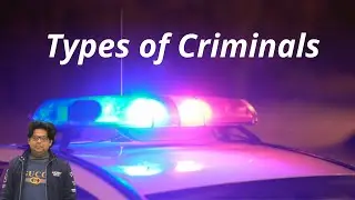 Lecture 2 : Types of Criminals