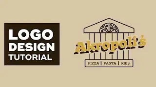 How to create a pizza shop logo in illustrator